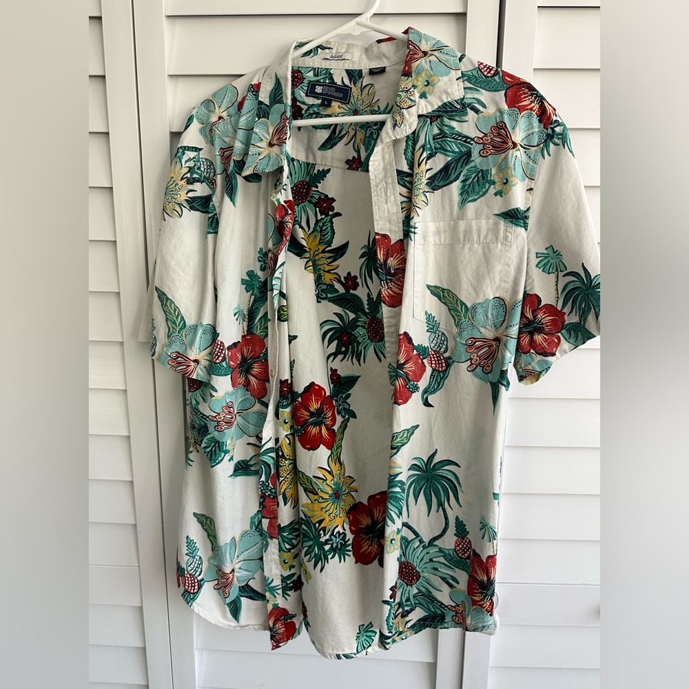 Men's Reyn Spooner Tropical Floral Button Down Shirt